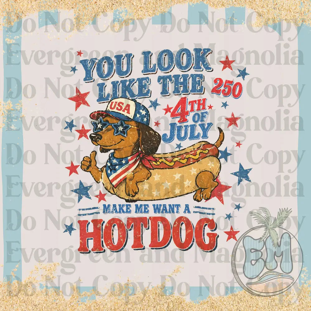 Hot dog 4th of july