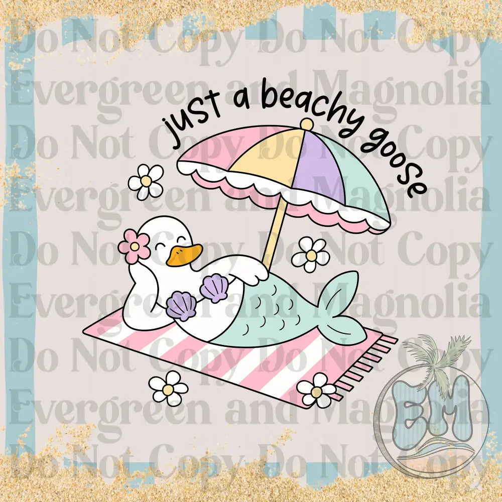 Just a beachy goose