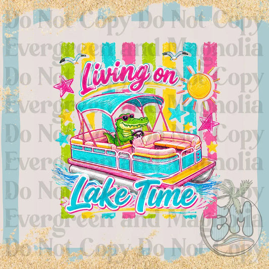 Living on lake time gator
