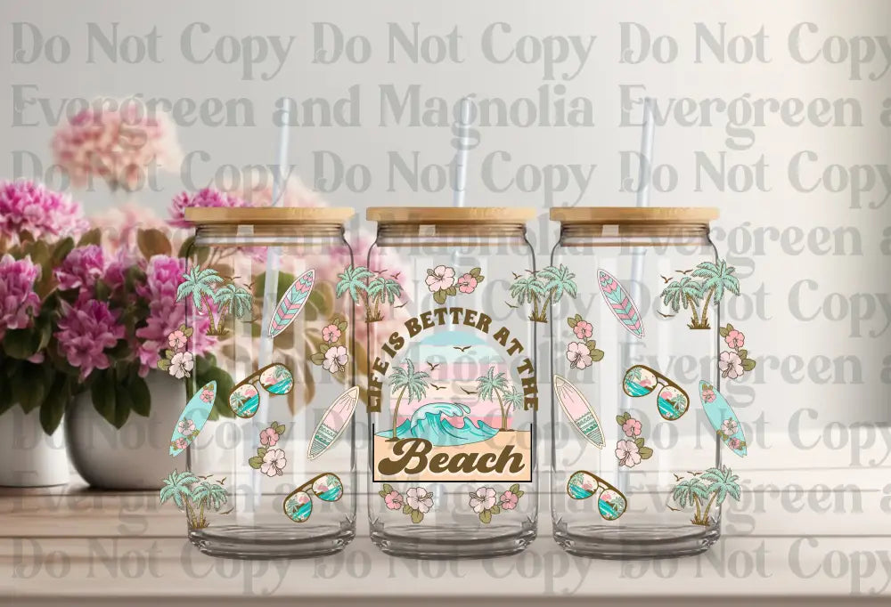 Life is Better at the Beach Retro