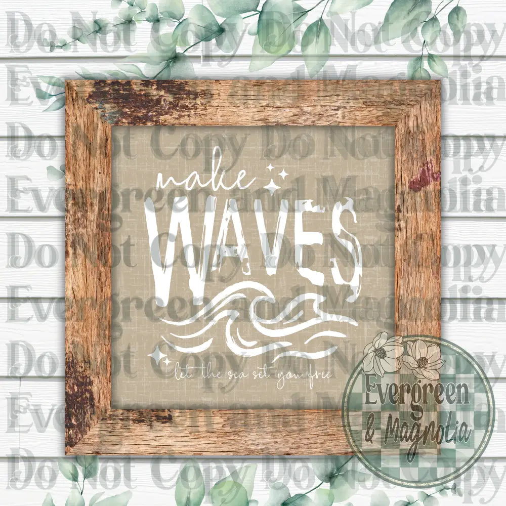 Make waves (white)