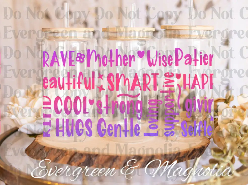 mom day color ombre