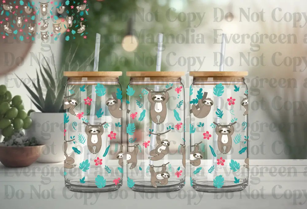 Sloth & Flowers