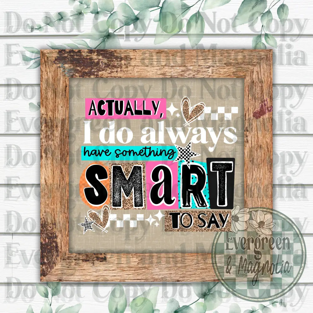 Something smart (white)
