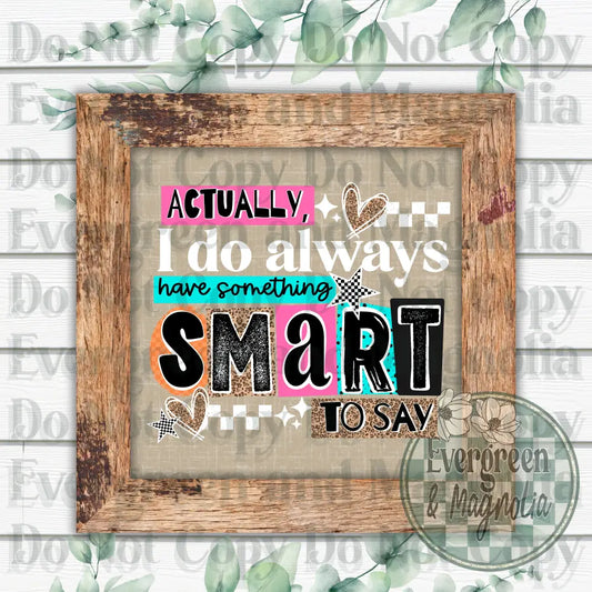 Something smart (white)