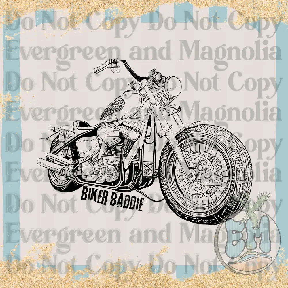 Biker baddie motorcycle