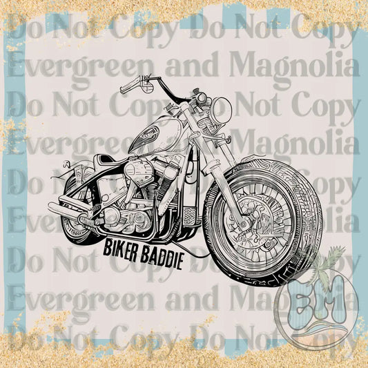 Biker baddie motorcycle