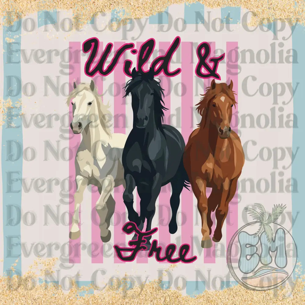 Wild & Free (pink)