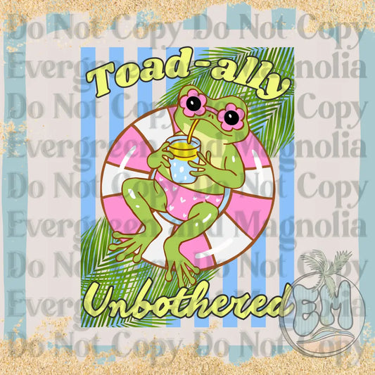 Toad-ally unbothered