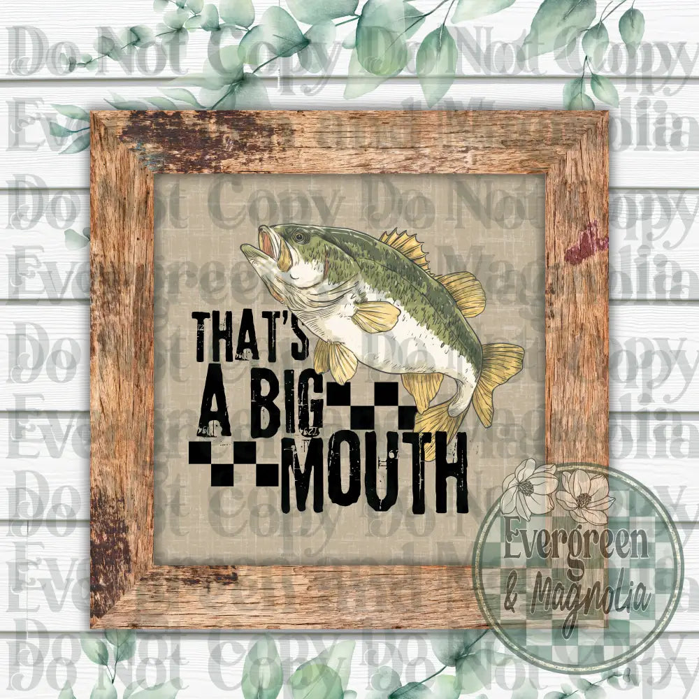 That's a big mouth