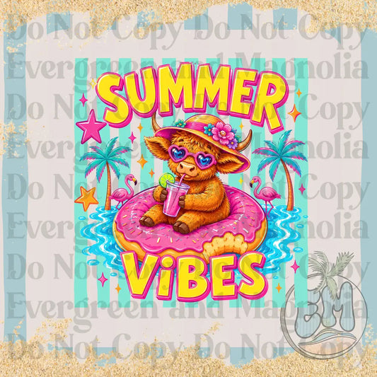 Summer vibes cow
