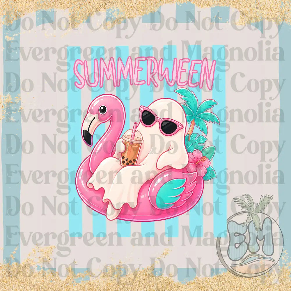 Summerween floating ghostie
