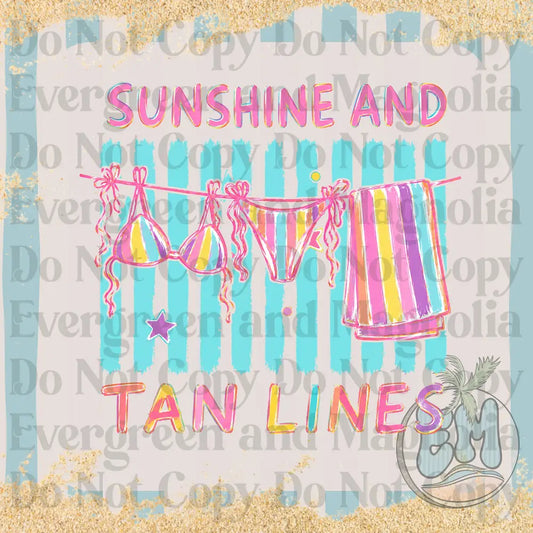 Sunshine and tanlines
