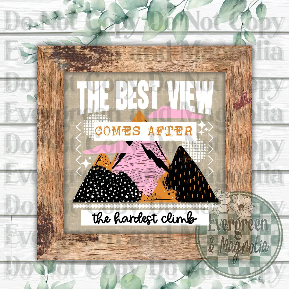 The best view (white)