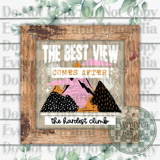 The best view (white)