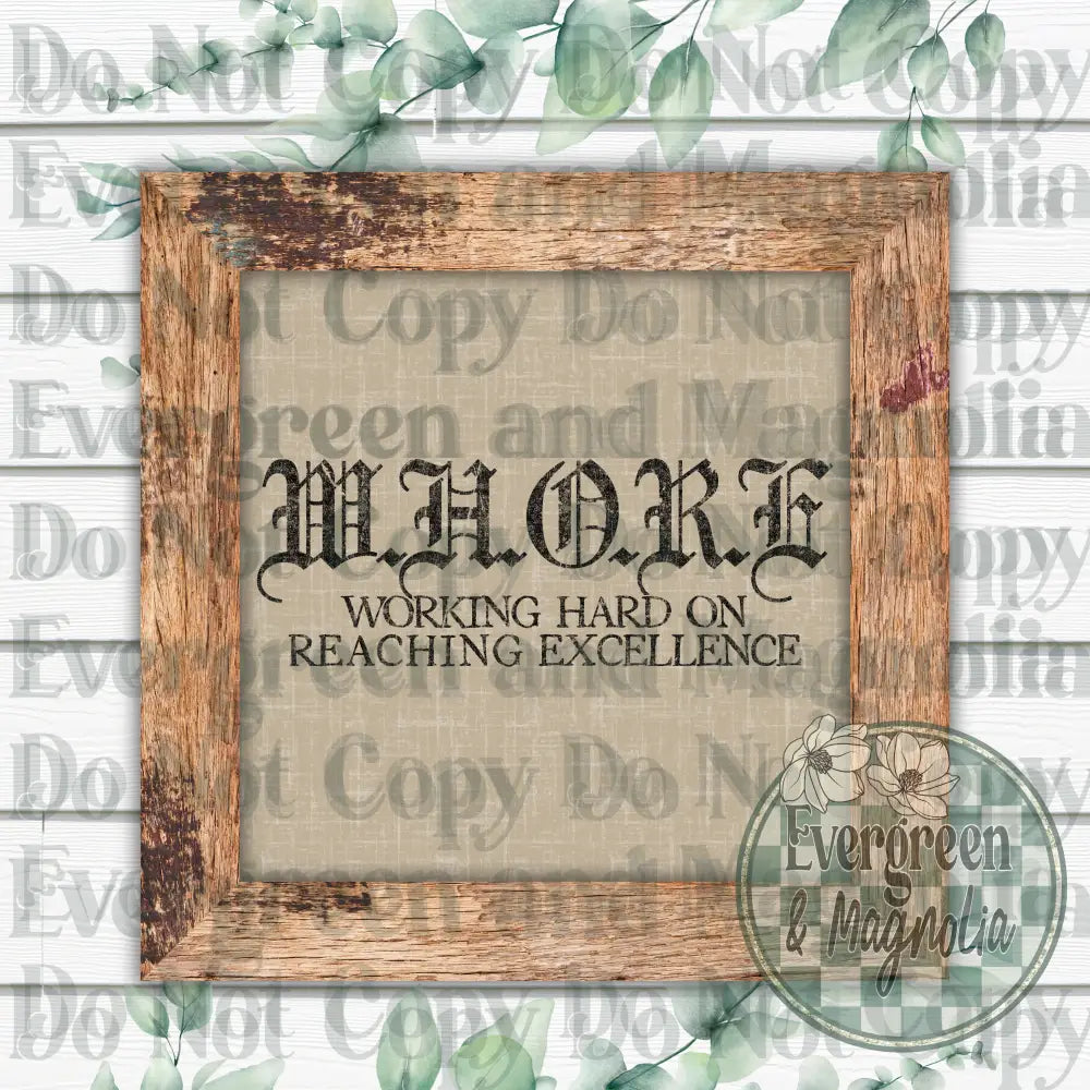W.h.o.r.e (black)