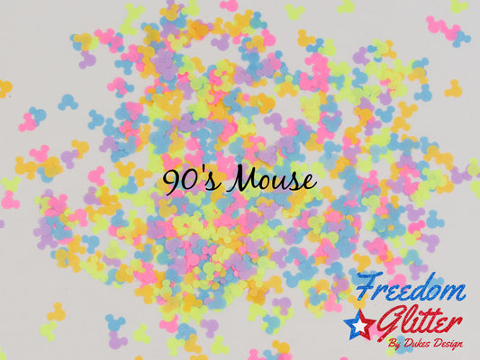 90's Mouse (Shape Glitter)