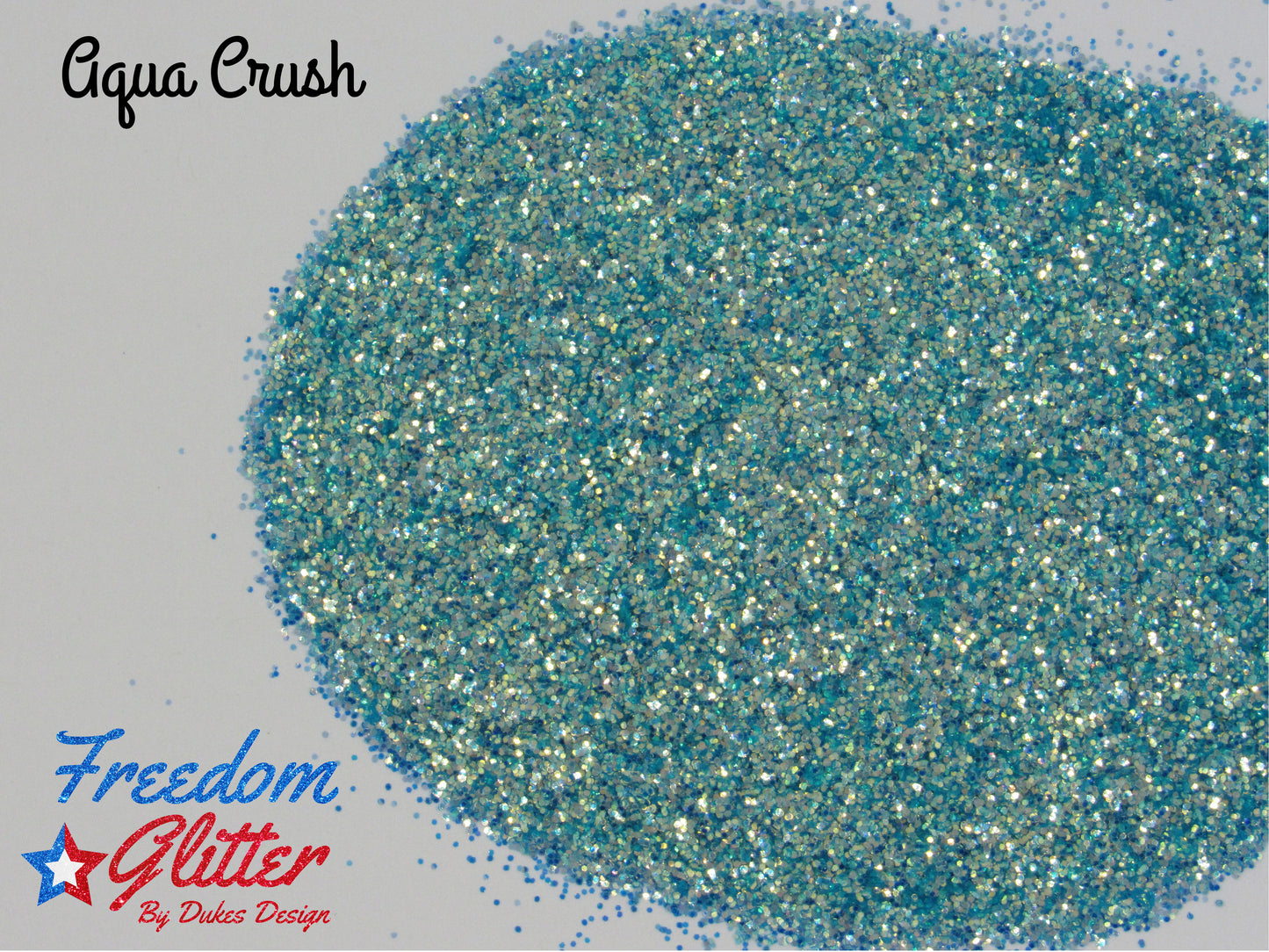 Aqua Crush (High Sparkle Iridescent Glitter)