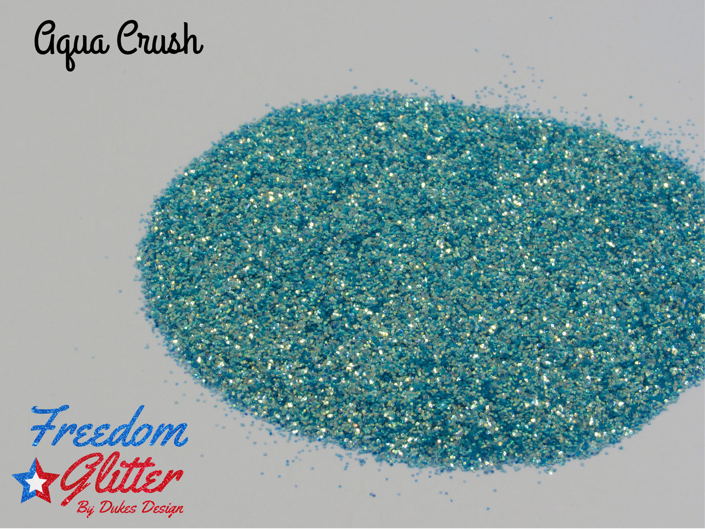 Aqua Crush (High Sparkle Iridescent Glitter)