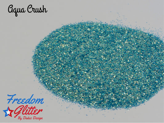 Aqua Crush (High Sparkle Iridescent Glitter)