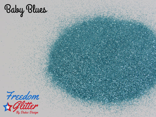 Baby Blues (Metallic Glitter)