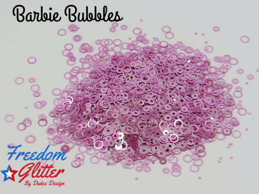 Barbie Bubbles (Shape Glitter)