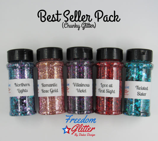 Best Seller Pack (Chunky Glitter)