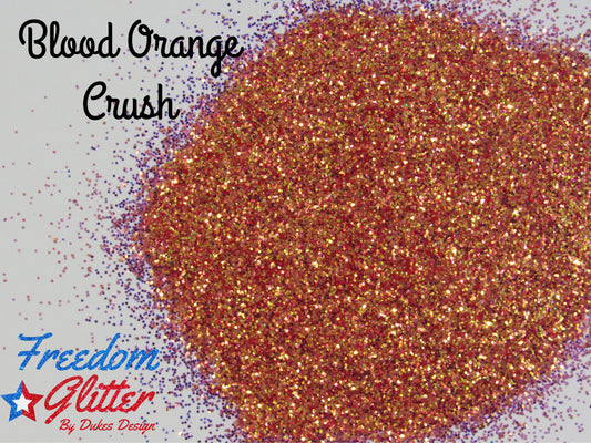 Blood Orange Crush (High Sparkle Iridescent Glitter)