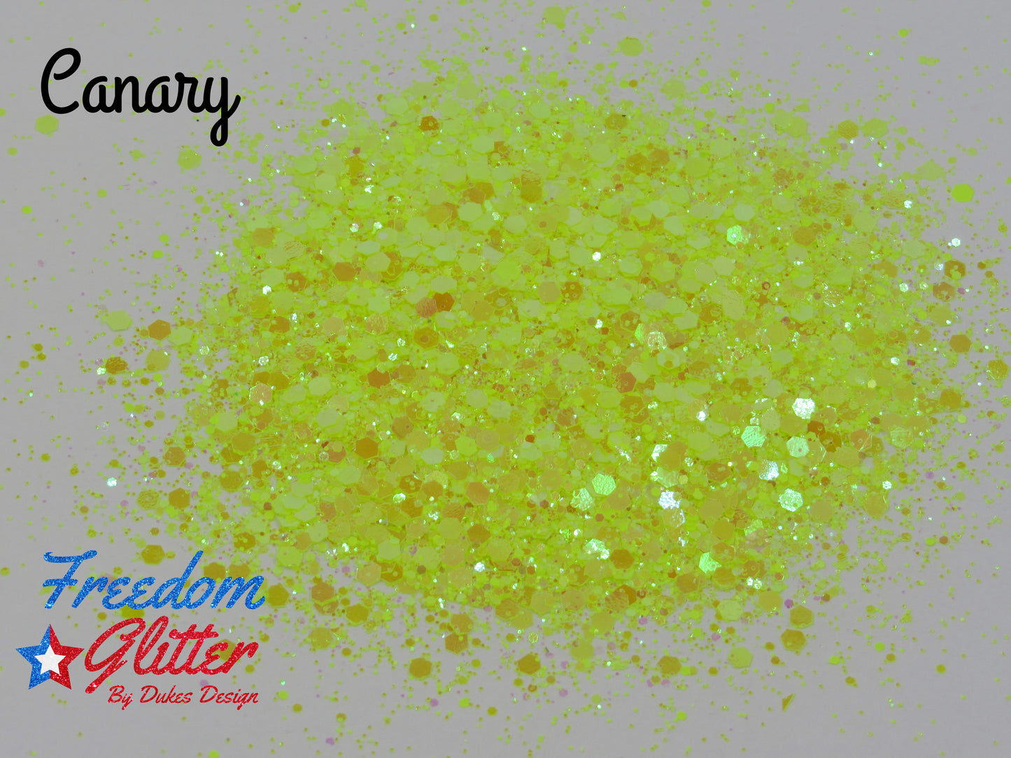 Canary (Metallic/Iridescent Glitter)