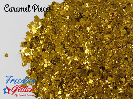 Caramel Pieces (Metallic Glitter)