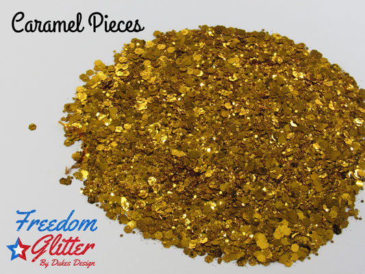 Caramel Pieces (Metallic Glitter)