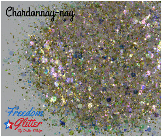 Chardonnay-nay (Holographic/Iridescent Glitter)