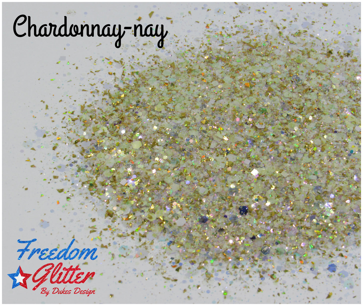Chardonnay-nay (Holographic/Iridescent Glitter)