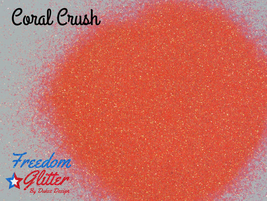 Coral Crush (High Sparkle Iridescent Glitter)