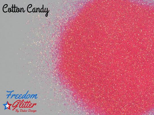 Cotton Candy (High Sparkle Iridescent Glitter)