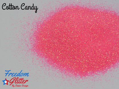 Cotton Candy (High Sparkle Iridescent Glitter)