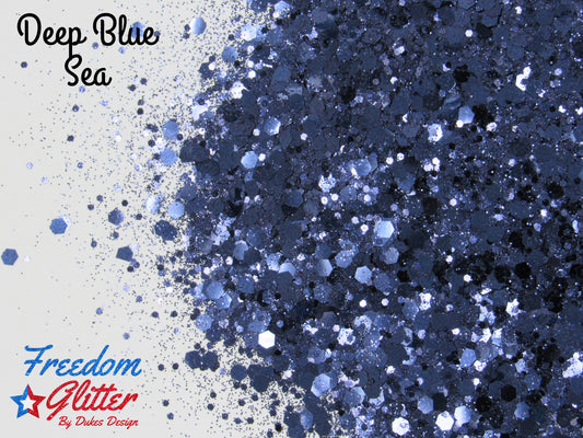 Deep Blue Sea (Metallic Glitter)