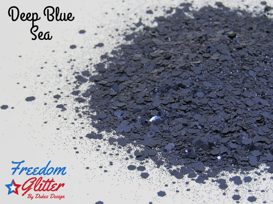 Deep Blue Sea (Metallic Glitter)