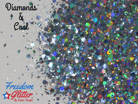Diamonds & Coal (Holographic Glitter)