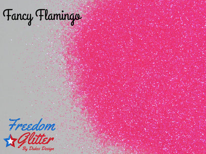 Fancy Flamingo (High Sparkle Iridescent Glitter)
