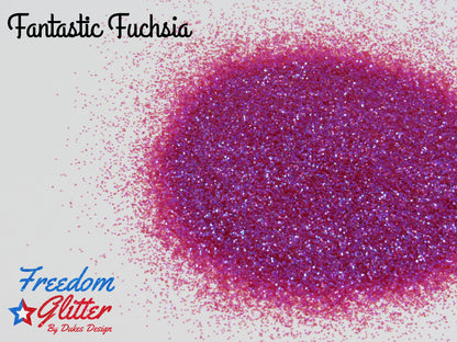 Fantastic Fuchsia (High Sparkle Iridescent Glitter)