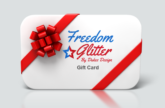 Freedom Glitter Gift Card