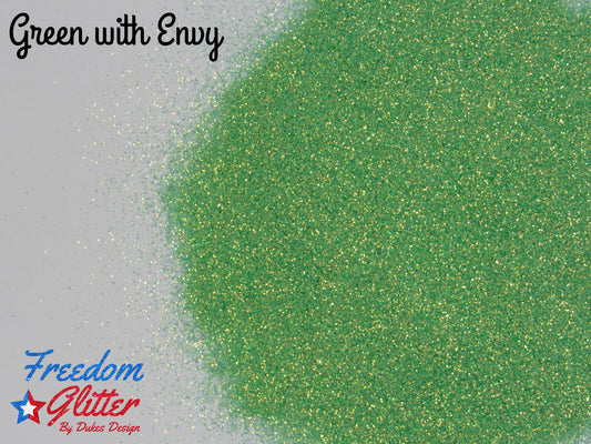Green with Envy (High Sparkle Iridescent Glitter)