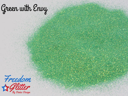 Green with Envy (High Sparkle Iridescent Glitter)