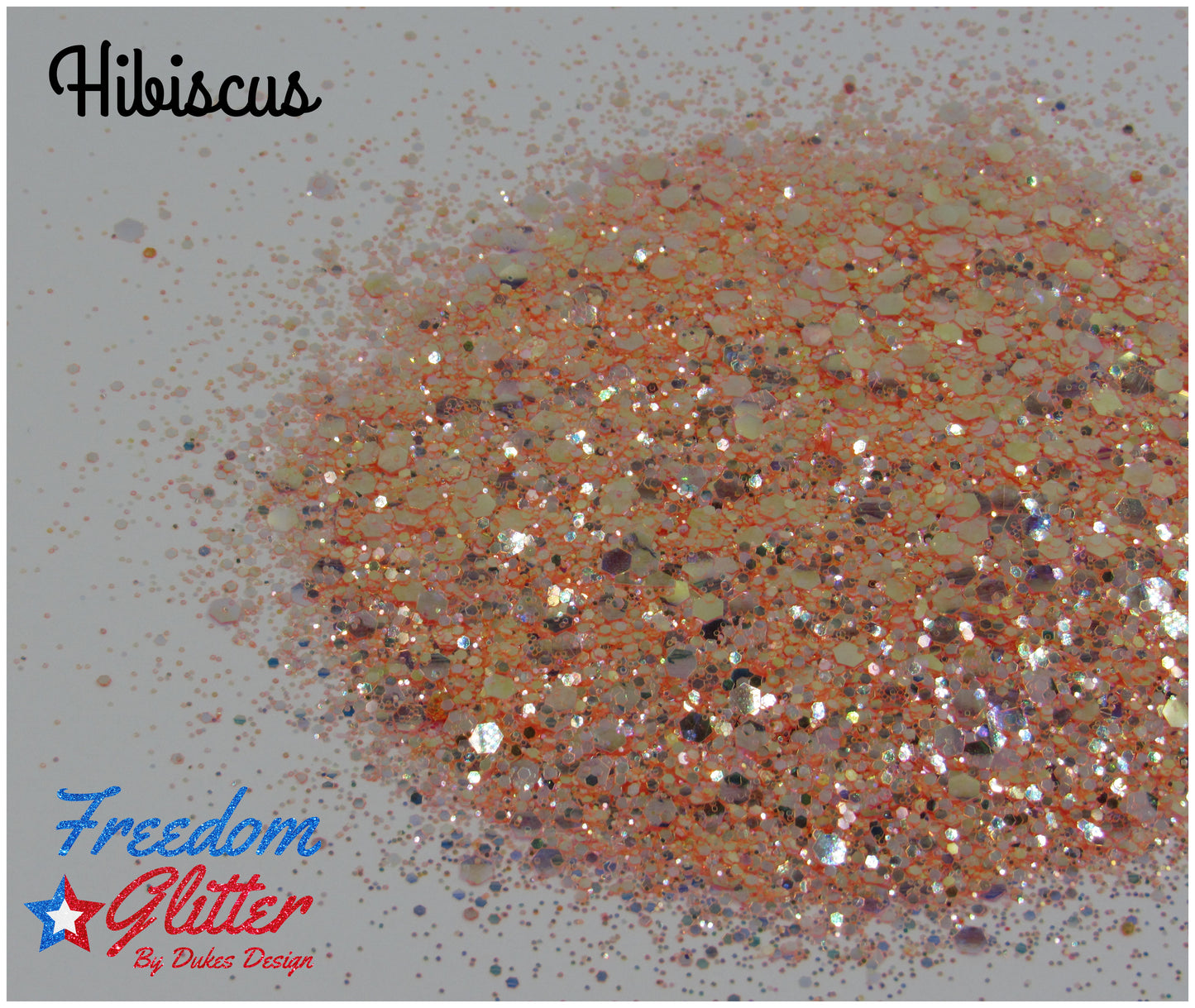 Hibiscus (Iridescent Glitter)
