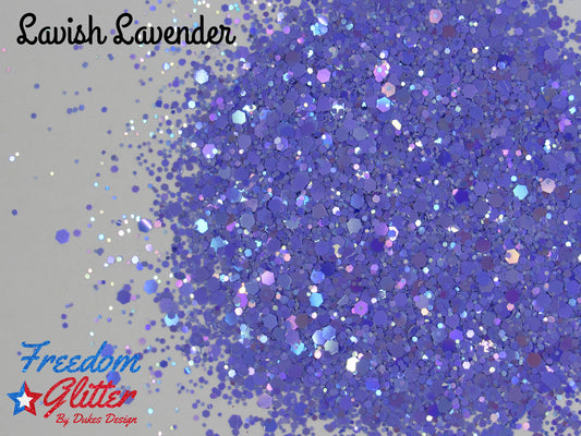 Lavish Lavender (Pearl Iridescent Glitter)