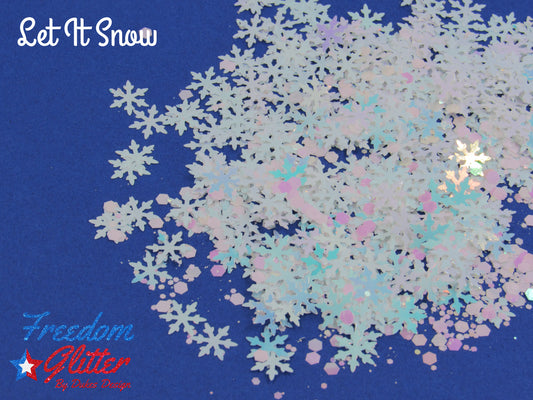 Let It Snow (Shape Glitter)