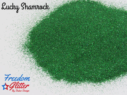 Lucky Shamrock (Holographic Glitter)
