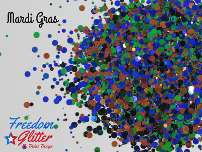 Mardi Gras (Metallic Glitter)