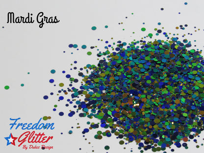 Mardi Gras (Metallic Glitter)